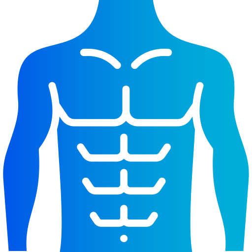 abdominales icono gratis