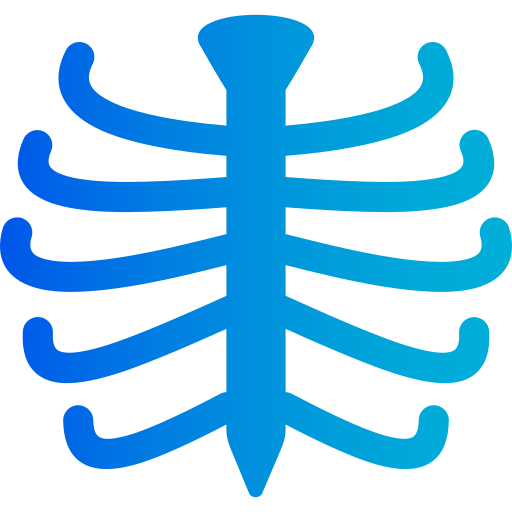 caja torácica icono gratis