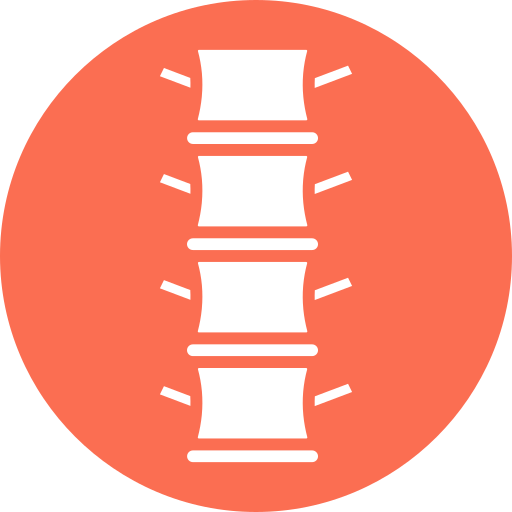 columna vertebral icono gratis