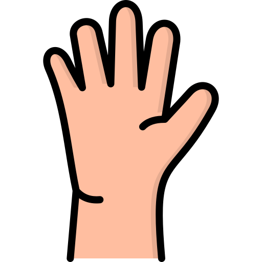 Hand Generic color lineal-color icon