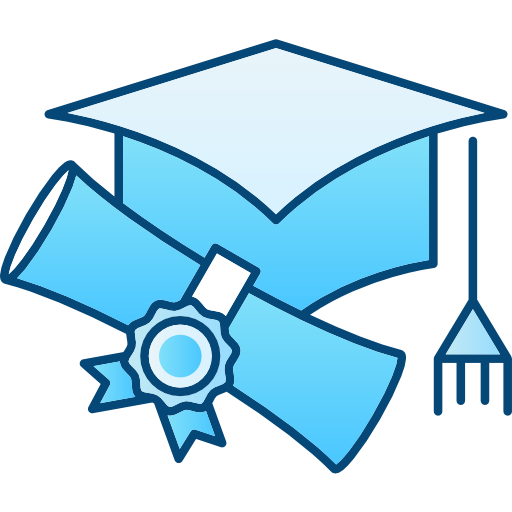 graduación icono gratis