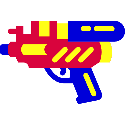 pistola de agua icono gratis