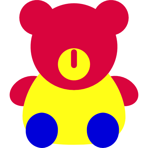 oso de peluche icono gratis