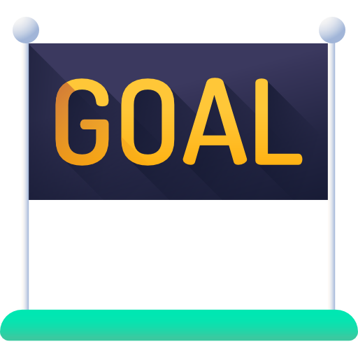 Goal 3D Color icon