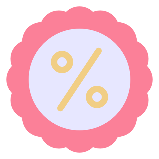 rabais Icône gratuit