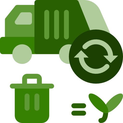 Garbage truck Berkahicon Flat icon