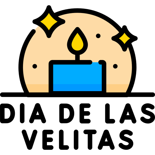 dia de las velitas icono gratis