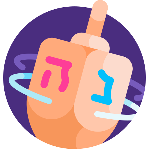 dreidel icono gratis