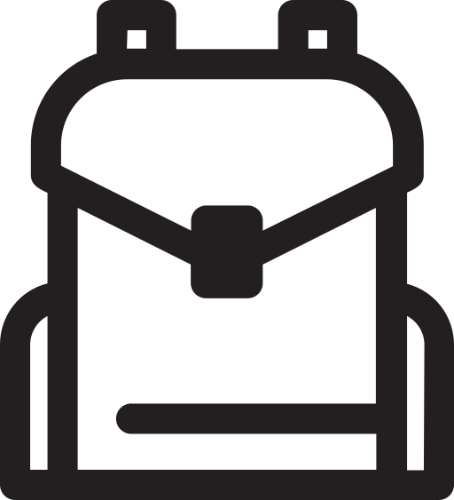 Backbag Generic outline icon