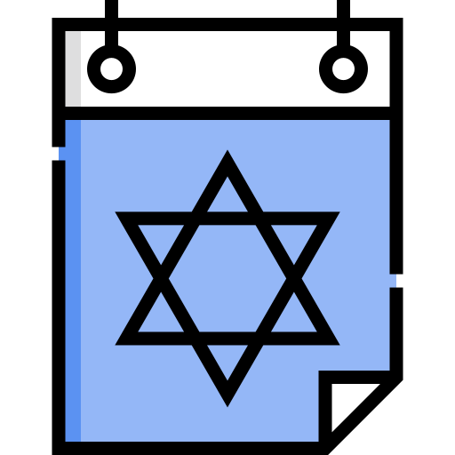 Hanukkah Detailed Straight Lineal color icon