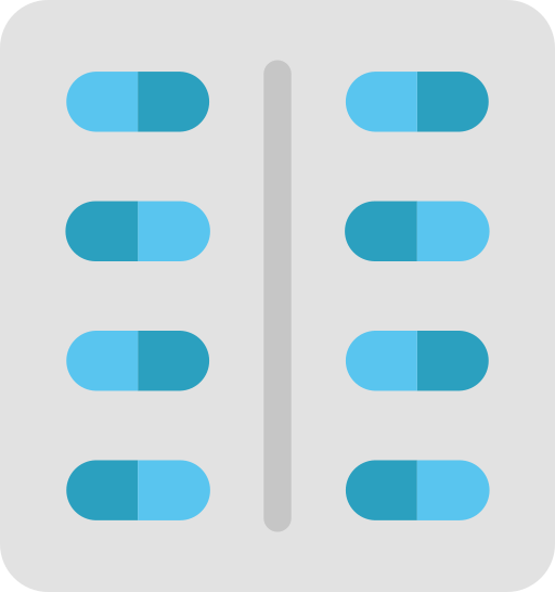 Pills strip free icon Pills strip free icon