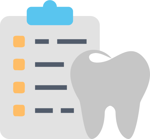 registros dentales icono gratis