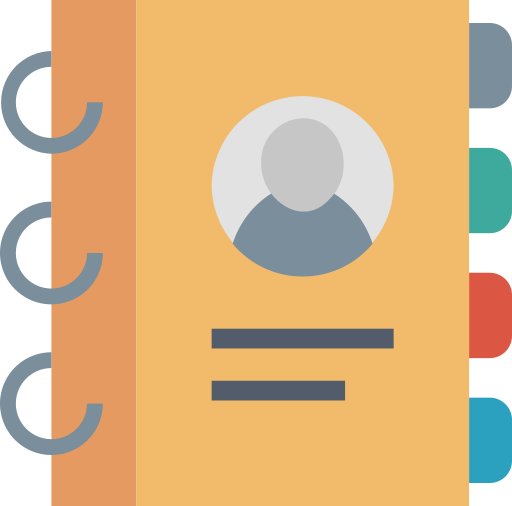 contactos icono gratis