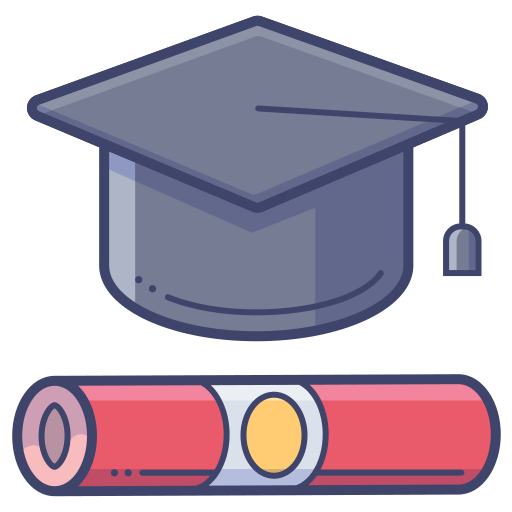 graduación icono gratis