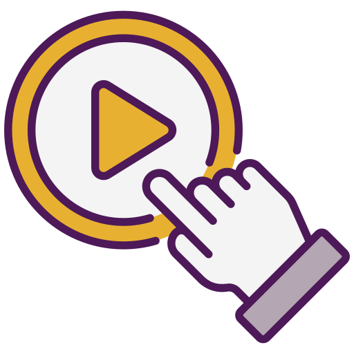 Play button free icon Play button free icon