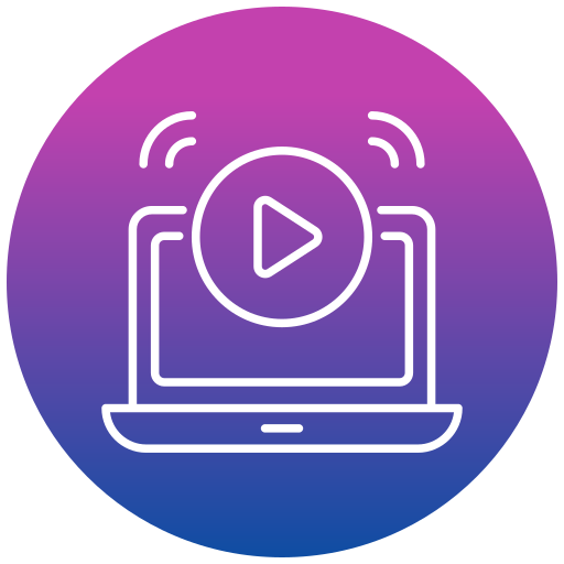 reproductor de video icono gratis