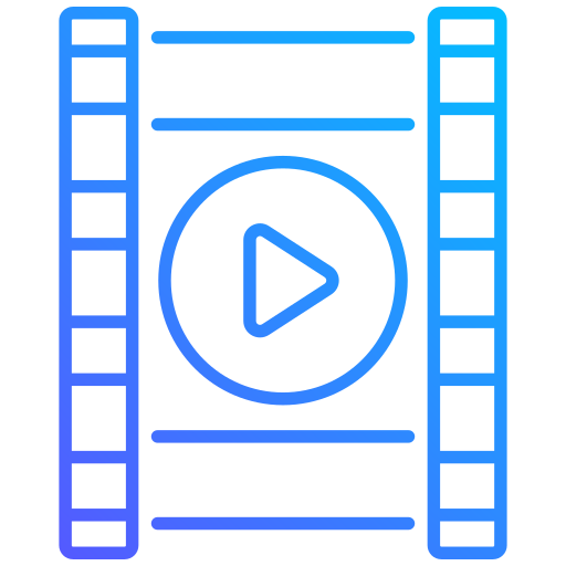 carrete de película icono gratis