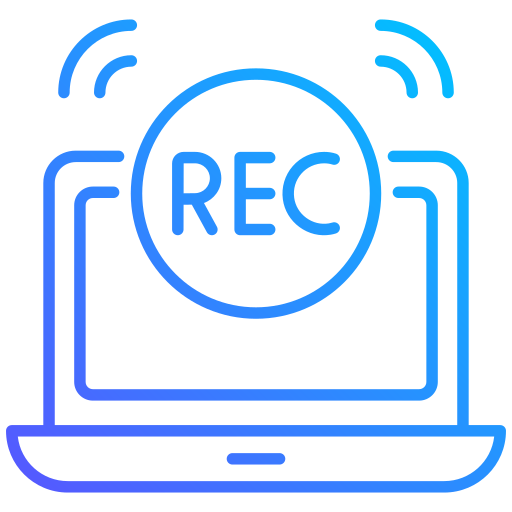 grabación icono gratis