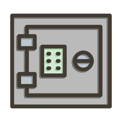caja fuerte icono gratis