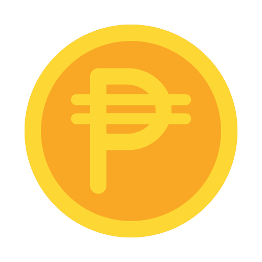 Philippine peso Generic color fill icon