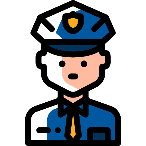 policía icono gratis