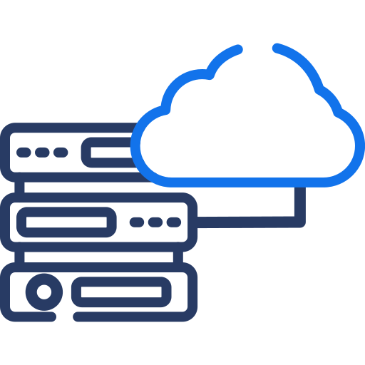 base de datos en la nube icono gratis
