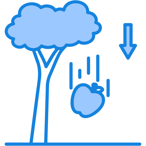 gravedad icono gratis