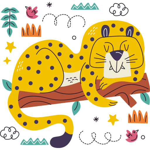 leopardo gratis sticker