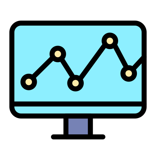 análisis de gráficos icono gratis