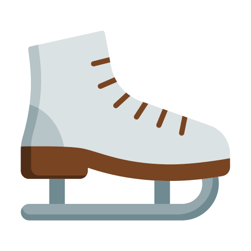 patines de hielo icono gratis