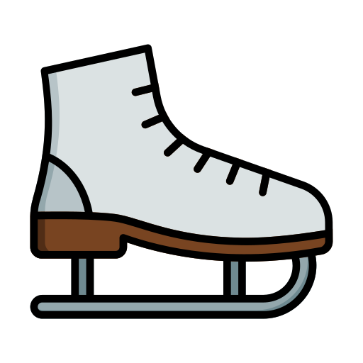 patines de hielo icono gratis