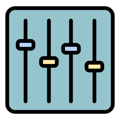 configuración de sonido icono gratis