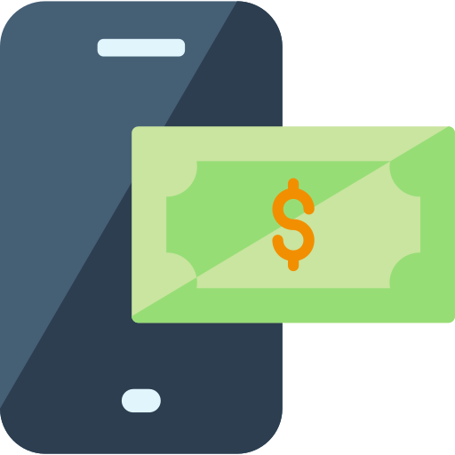 pago en línea icono gratis