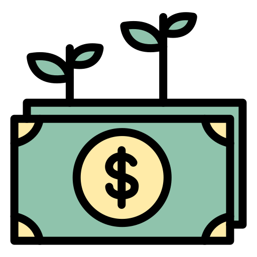 ganancia icono gratis