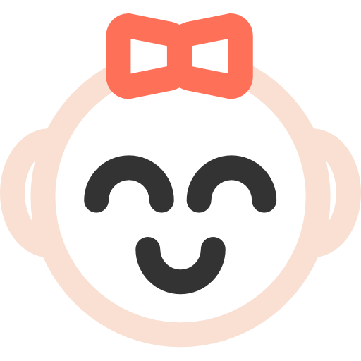 아기 소녀 무료 아이콘