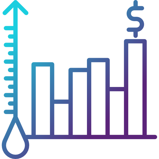 precio del petróleo icono gratis