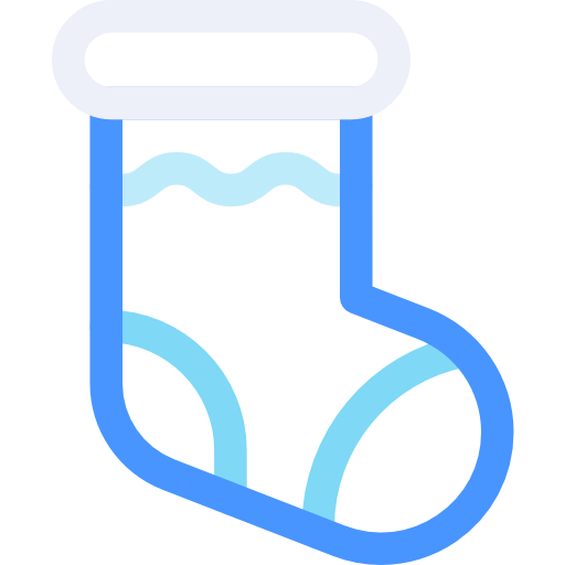 Sock Basic Rounded Lineal Color icon