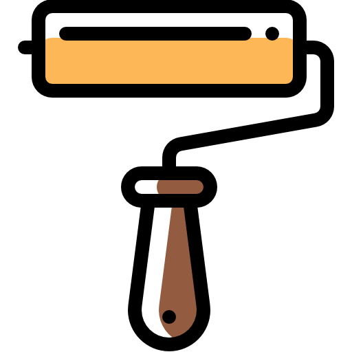 Paint roller free icon