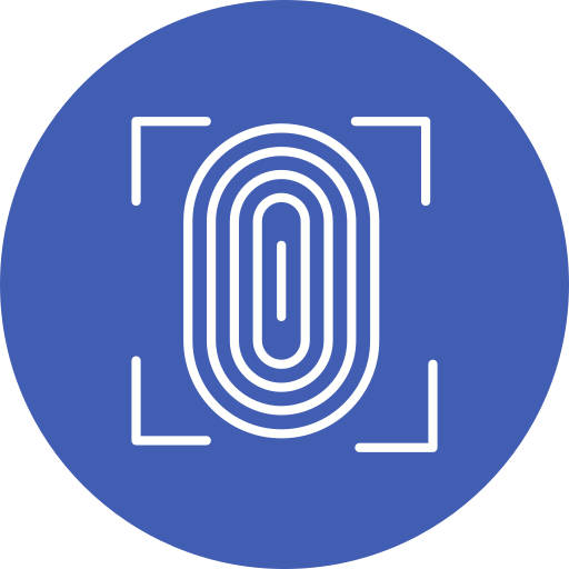 empreinte digitale Icône gratuit