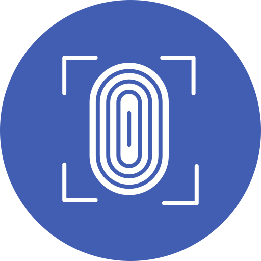 empreinte digitale Icône gratuit
