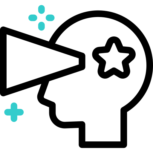 visión icono gratis