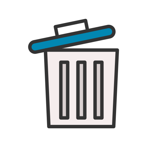 contenedor de basura icono gratis