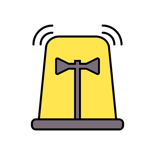 Fire alarm free icon Fire alarm free icon