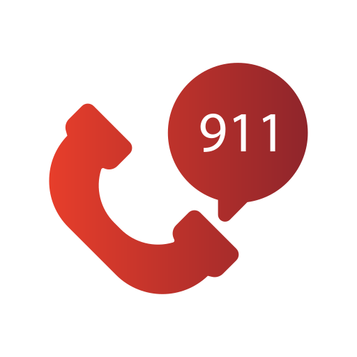 chamada para o 911 grátis ícone chamada para o 911 grátis ícone