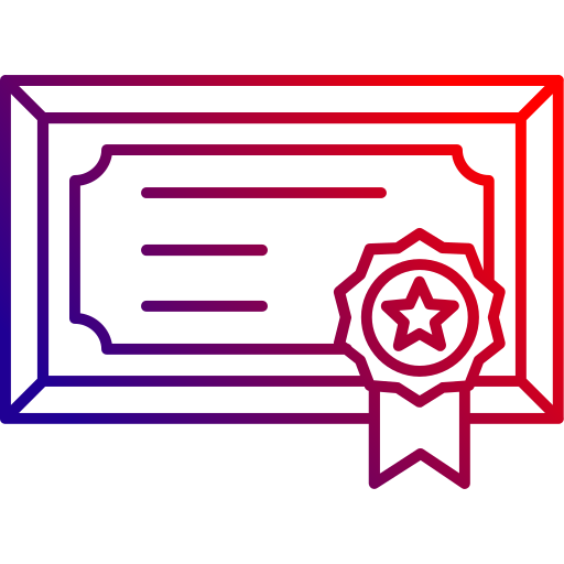 certificado icono gratis