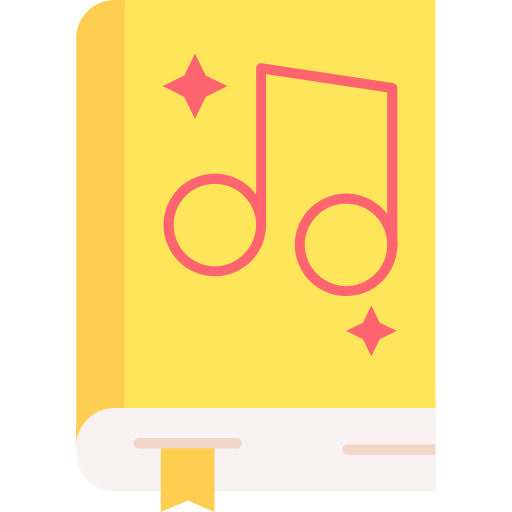 libro de música icono gratis