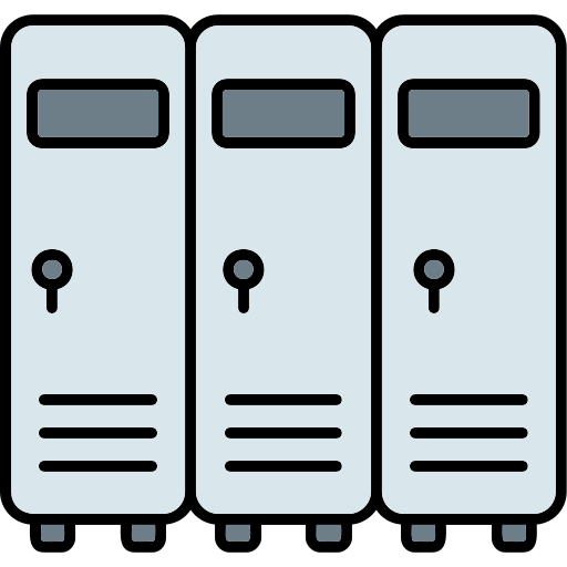 casilleros icono gratis