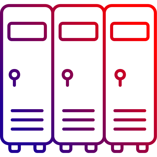 casilleros icono gratis