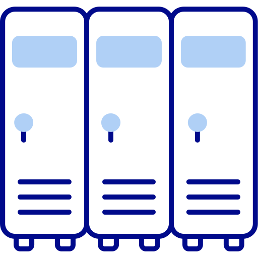 casilleros icono gratis