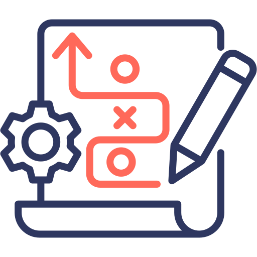 estrategia de planificación icono gratis